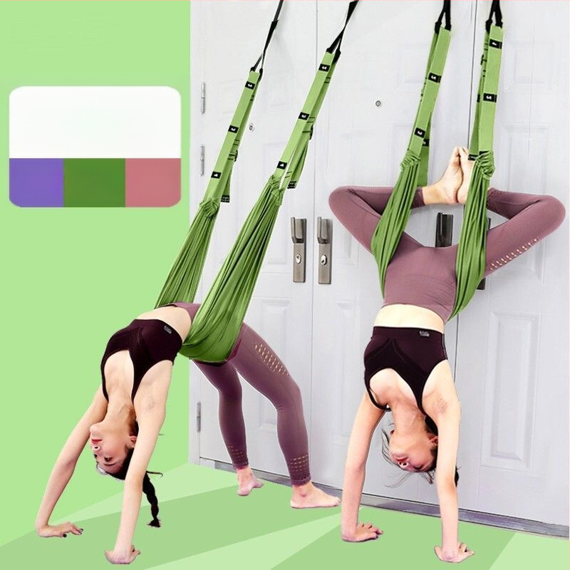 Alumise vöö õhust jooga tross kodujooga hobuse tagurpidi seismise treeningvarustus naiste ukse venitusvöö
