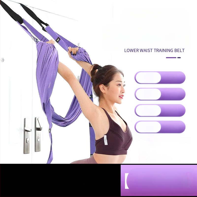 Alumise vöö õhust jooga tross kodujooga hobuse tagurpidi seismise treeningvarustus naiste ukse venitusvöö