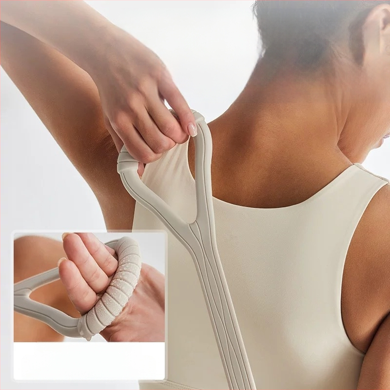 Super Factory 8-tähemärgiline tõmbevöö silikoonist, vastupidav, tugev, avatud õlaga, ilus seljaosa, elastne vöö tõmbenöör