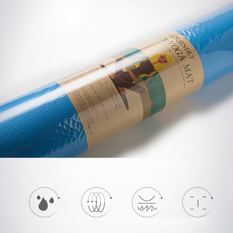 Tehase hulgimüügi mustvalge reljeefne EVA joogamatt libisemiskindla tantsutreeningu kehamatile saab trükkida logo