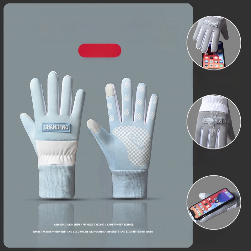 Fliisvoodriga veekindlad laste soojad puutetundliku ekraaniga tuulekindlad külmakindlad sügis- ja talveõpilaste poiste õuespordi naiste ratsutamiskindad