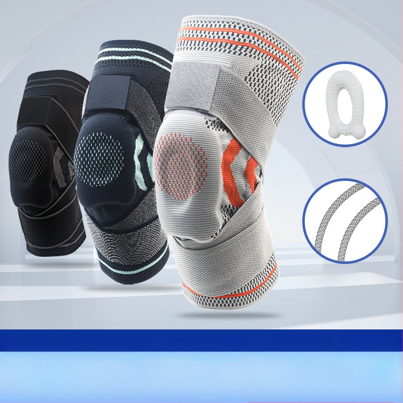 Αθλητικό προστατευτικό γονάτου ανδρικού εξοπλισμού μπάσκετ προστατευτικό κάλυμμα γόνατος άρθρωσης ιμάντα καλοκαιρινού τραυματισμού επαγγελματικού μηνίσκου μπάντμιντον