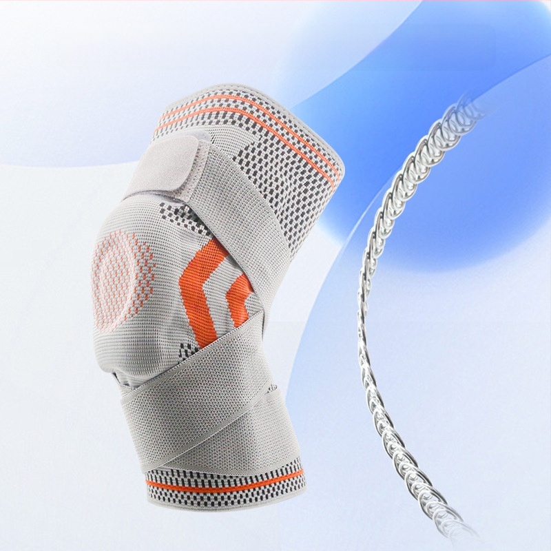Αθλητικό προστατευτικό γονάτου ανδρικού εξοπλισμού μπάσκετ προστατευτικό κάλυμμα γόνατος άρθρωσης ιμάντα καλοκαιρινού τραυματισμού επαγγελματικού μηνίσκου μπάντμιντον