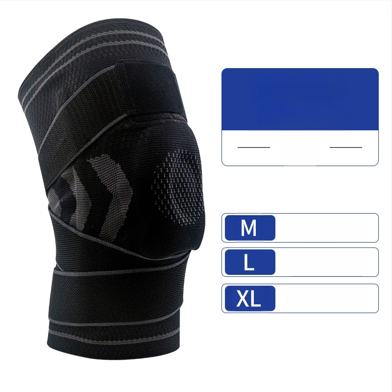 Αθλητικό προστατευτικό γονάτου ανδρικού εξοπλισμού μπάσκετ προστατευτικό κάλυμμα γόνατος άρθρωσης ιμάντα καλοκαιρινού τραυματισμού επαγγελματικού μηνίσκου μπάντμιντον