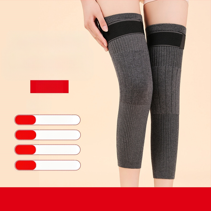 Täidetud põlvekaitsmed meestele ja naistele vanade külmade jalgade soojas hoidmiseks, eakate liigesed, jalapadjad külmarattasõidu vältimiseks, pikendatud ja paksendatud sügisel ja talvel