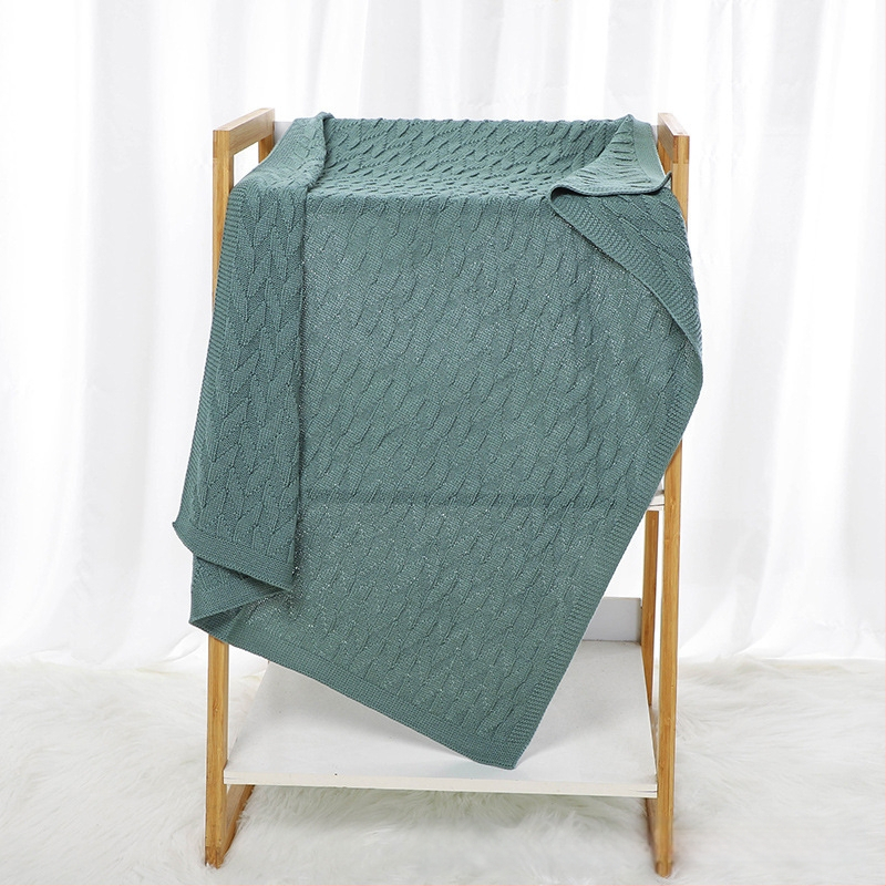 Kuum müük beebile sügise alguses uue beebi kootud ühevärviline tekk laste lihtne tekk konditsioneeriga tekk beebile