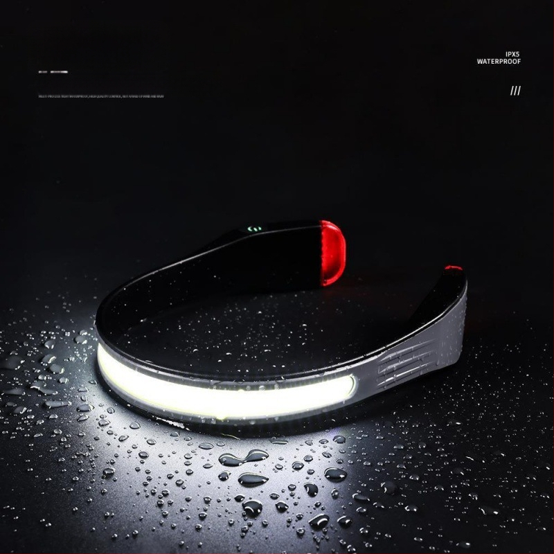 Naujas tarpvalstybinis COB žibintas LED mini žibintas C tipo įkrovimui lauko darbui, naktinei žvejybai, naktiniam bėgimui, pakabinamas kaklo žibintas