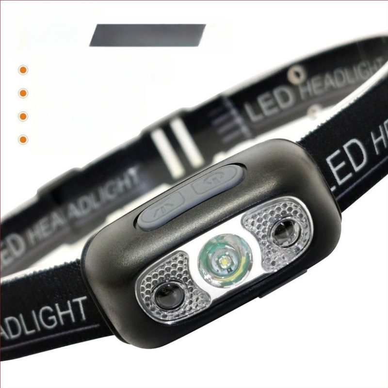 Naujas tarpvalstybinis COB žibintas LED mini žibintas C tipo įkrovimui lauko darbui, naktinei žvejybai, naktiniam bėgimui, pakabinamas kaklo žibintas