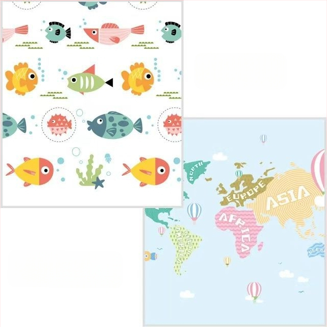 Beebi roomamine paksendatud kokkupandav kokkupandav kodu laste elutoa beebipõrandamatt vahtplastist lõhnatu matt