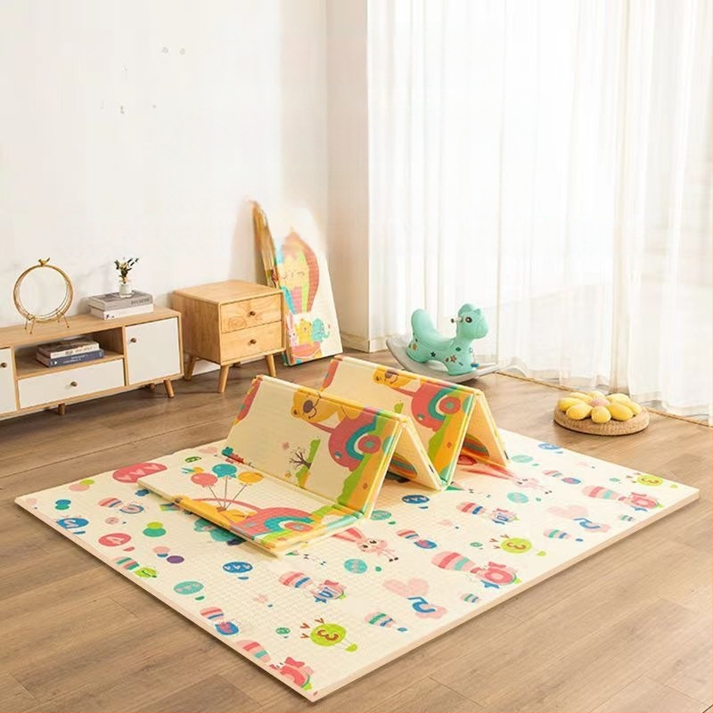 Beebi roomamine paksendatud kokkupandav kokkupandav kodu laste elutoa beebipõrandamatt vahtplastist lõhnatu matt