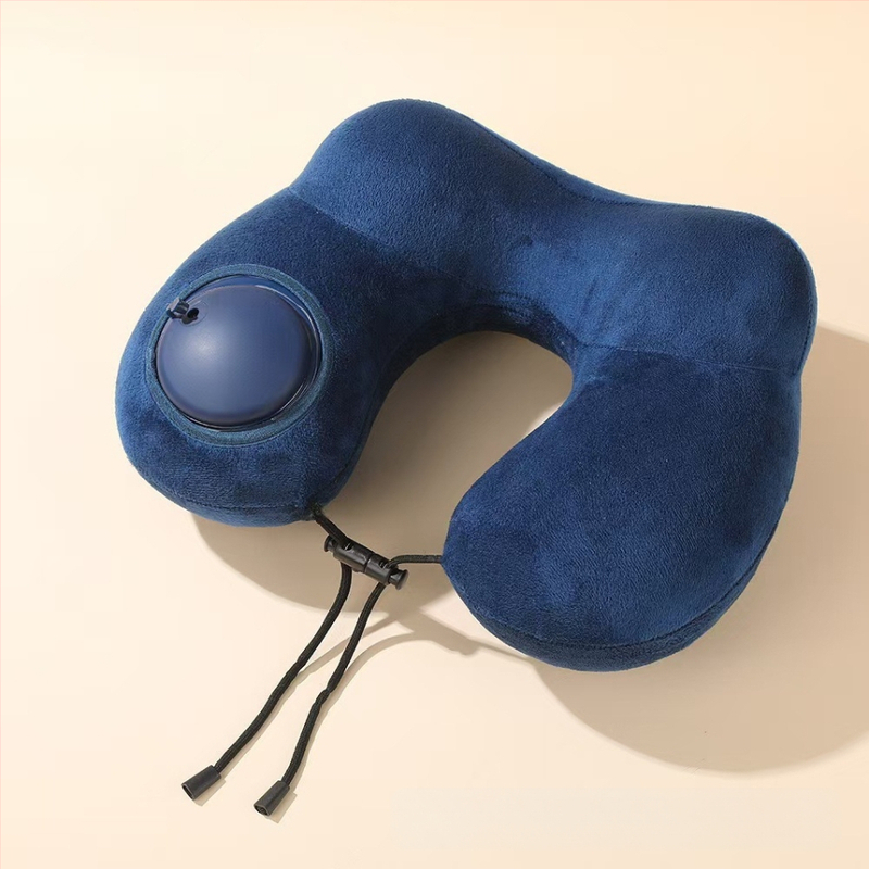 Pripučiama pagalvė „Press Hump“, biuro namams, kaklo pagalvė, sulankstoma, nešiojama, kelioninė, lėktuvo, automobilio pagalvė