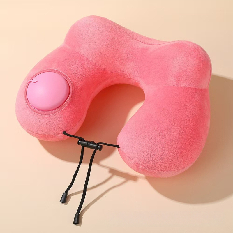 Pripučiama pagalvė „Press Hump“, biuro namams, kaklo pagalvė, sulankstoma, nešiojama, kelioninė, lėktuvo, automobilio pagalvė