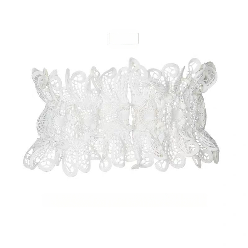 Dámsky opasok s čipkovou ozdobou, elastický pás so širokým pásom a šatami, košeľou, svetrom