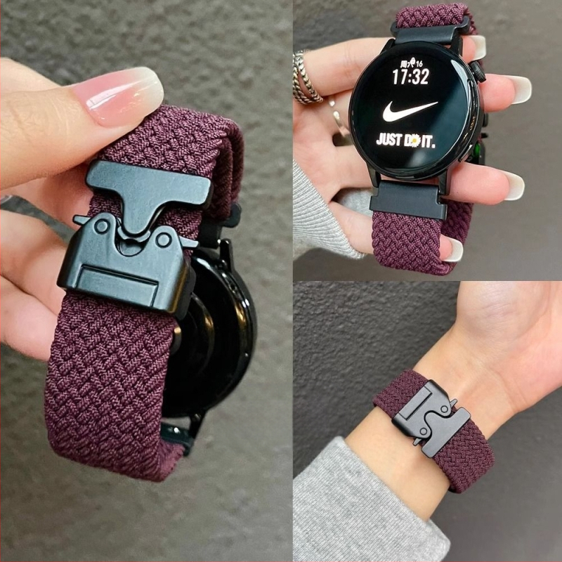 Glory Watch 5 rihmaga elastse punutud langevarjupandlaga Glory Honor käepael Glory 54 veinipunane