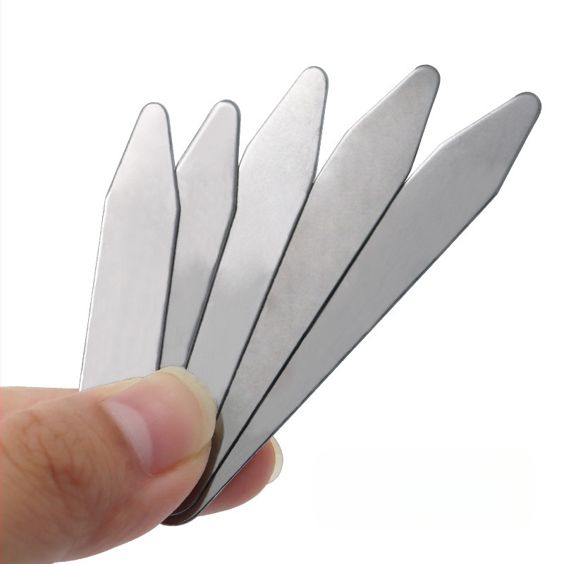 Särginurga kinnitusklamber Rõivatarvikud Kraeplaat Metallist raudplaat Särginurk Bambusest sisetükk Rõivatarvikud Kraetugi