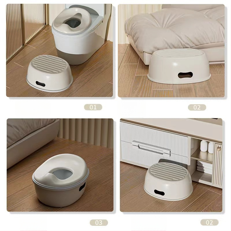 Bērnu tualete trīs vienā zēnam un meitenei, bērnu krēsliņš, kāpnes, bērnu urīns, tualete, bērnu daudzfunkcionālā tualete