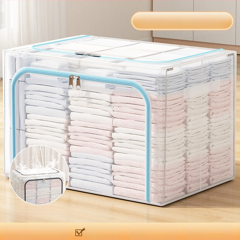 Drabužių laikymo dėžės apdailos dėžutė Didelės talpos pūkinė striukė Speciali buitinių drabužių maišymo dėžė Sulankstoma nauja antklodė