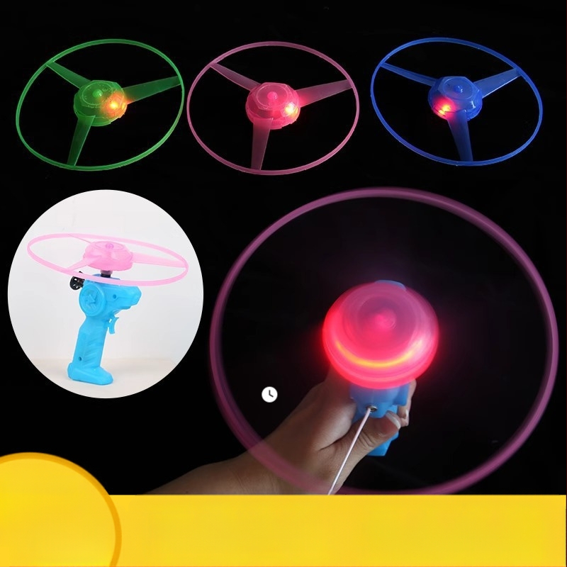 Vaikams skirta šviečianti virvė, skirta NSO naktiniam turgui, žaislų tiekimas lauko kvadratinei blykstei, skraidančiam dangumi, traukimo virvei, frisbis