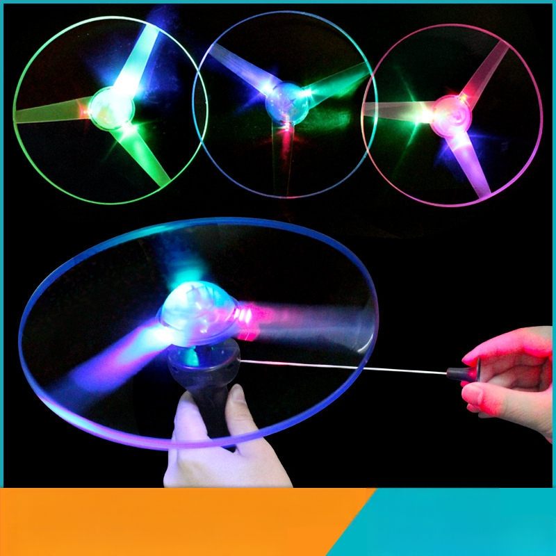 Vaikams skirta šviečianti virvė, skirta NSO naktiniam turgui, žaislų tiekimas lauko kvadratinei blykstei, skraidančiam dangumi, traukimo virvei, frisbis