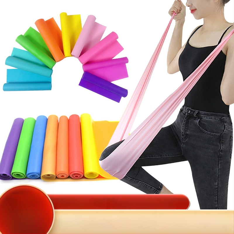 Jooga elastne bänd tõmberiba spordile vastupidavusriba puusa fitness venitustreening venitusriba TPE tõmberiba