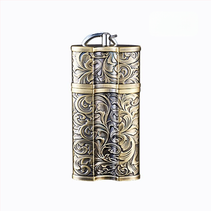 Pārrobežu radoša pārnēsājama pelnutrauka ar metāla sprādzi, pārnēsājama automašīnas āra pelnutrauka glabāšanai āra cigāru pelnutrauks