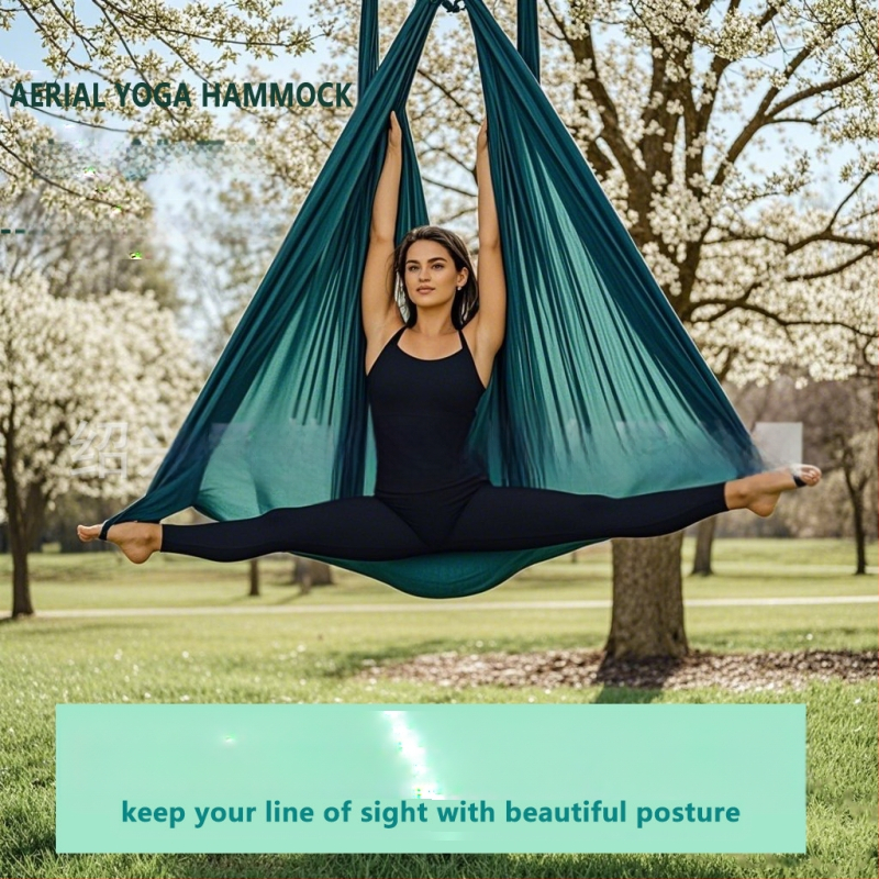 Õhujooga võrkkiik sise- ja välistingimustes, gravitatsioonivastane elastne kangas, joogastuudio, jooga võrkkiik, täiskasvanutele ja lastele, tehas