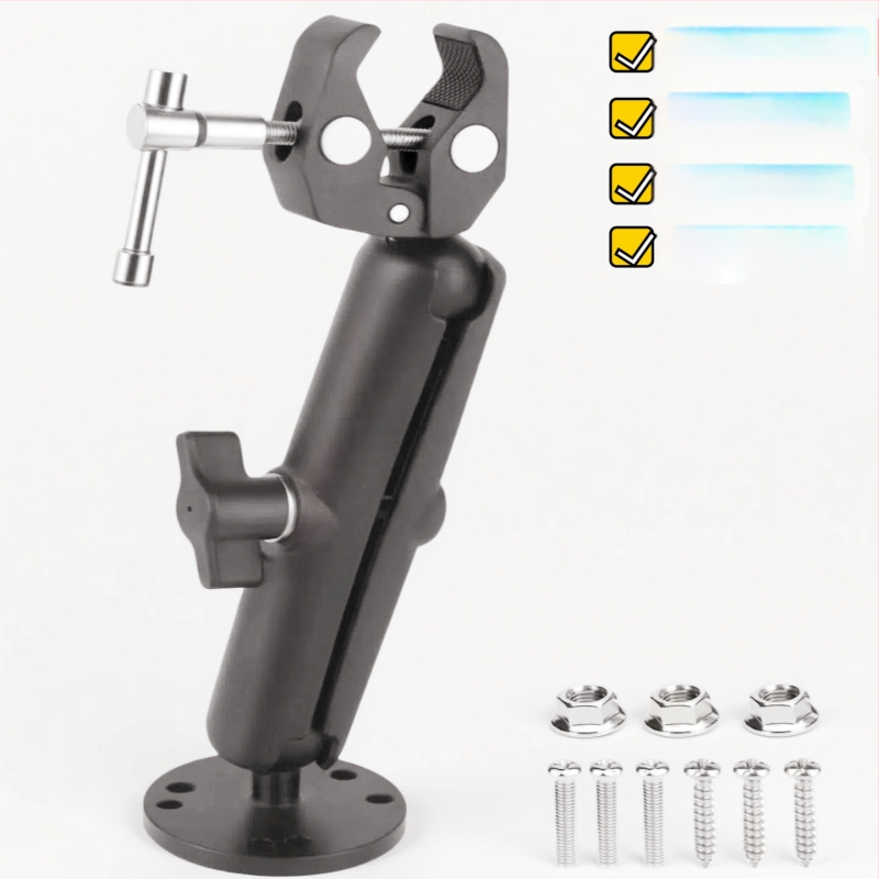 Pārrobežu 1 collas lodveida galvas jūras fiksēts velcēšanas motora stabilizators ātrlaivas propellers urbšanas kronšteins kamera