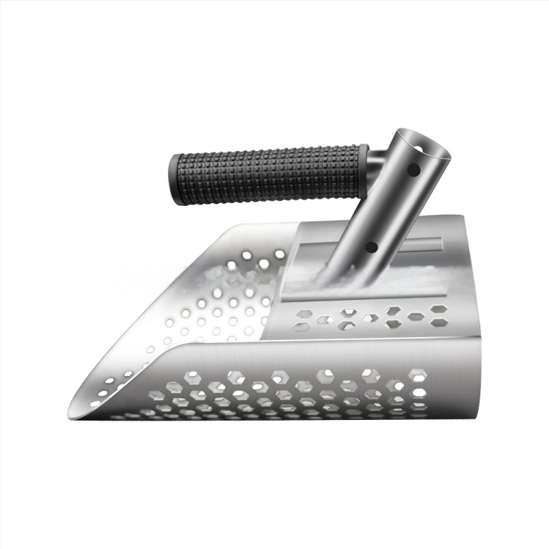 Rannaliiva kühvel, metallidetektor, liivakühvel, aarete tuvastamine 304 roostevabast terasest käepidemega tööriistaga, kulla otsimise tuvastuskühvel