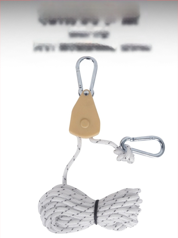 Välistingimustes kasutatav rihmaratta regulaator, telgihoidja, metallist tõsterihmaratas, peegeldav tuuleköis, julge varikatuse vihmavarjuköis 4mm