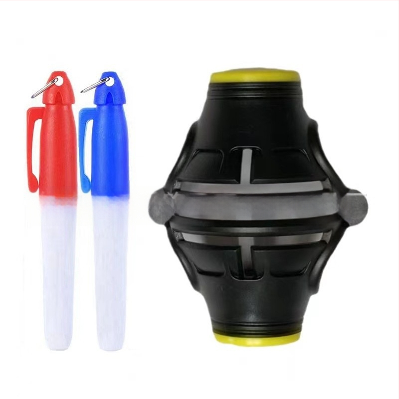 Golfipalli joonemarker 360° pööratav palli värvimise seade, joone joonistamise pliiats, võistluspalli värvimise palli märgistamine, putteri sihtimine