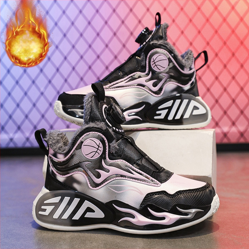 Tüdrukute 2025. aasta kevad- ja sügisjalatsid, uued laste korvpallijalatsid, keskmised ja suured laste sametist puuvillased kingad, poiste jooksujalatsid