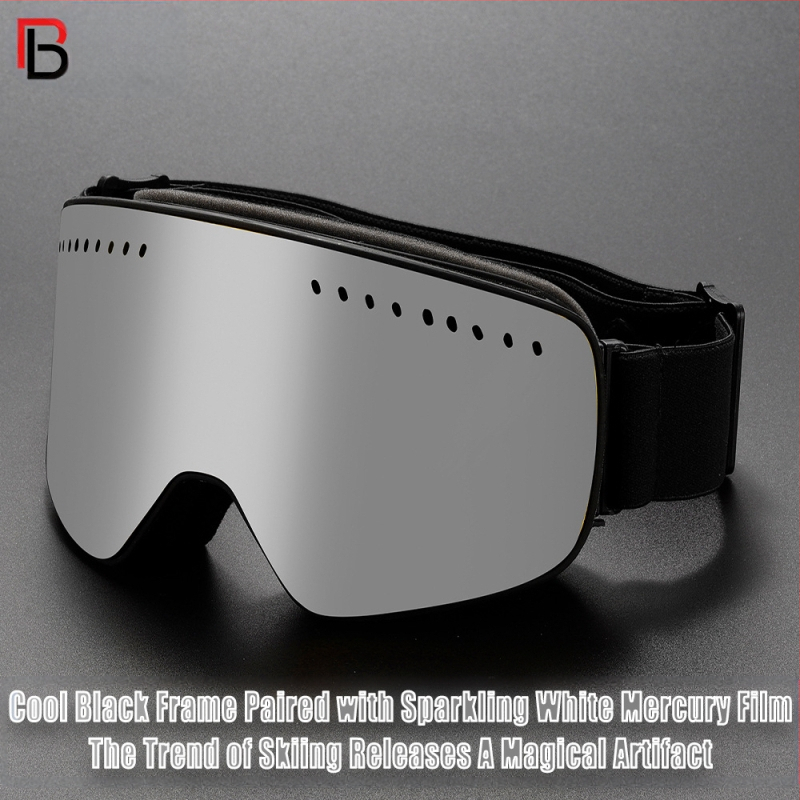 Magnetiniai siurbimo akiniai suaugusiems su dvigubu sluoksniu, apsaugantys nuo rasojimo, keičiami lęšiai, naktinio matymo cilindras, didelis matymo laukas, apsauga nuo sniego, alpinizmo, slidinėjimo akiniai