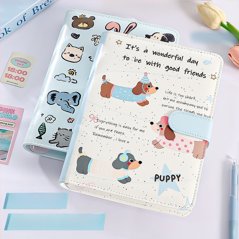 Нов оригинален Insa5 албум с четири решетки от PU карти, 3-инчов студентски вентилатор, изискан малък албум за съхранение на карти, албум за снимки