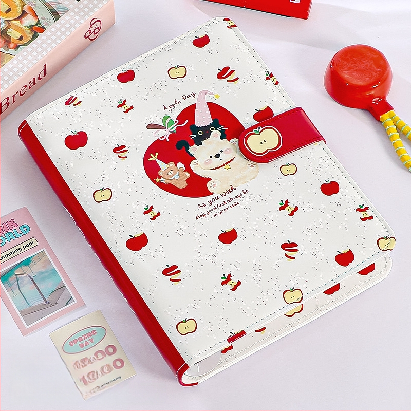 Нов оригинален Insa5 албум с четири решетки от PU карти, 3-инчов студентски вентилатор, изискан малък албум за съхранение на карти, албум за снимки