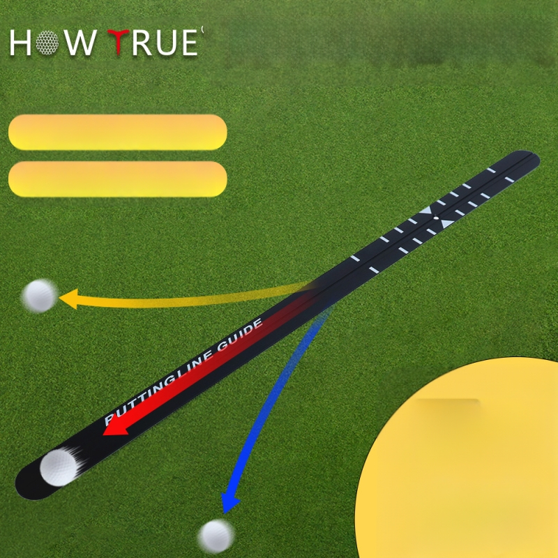Uus golfiputteri joonlaud korrigeerib putteri trajektoori treenija alumiiniumsulamist skaalaputteri kalibreerimisjoonlauaga