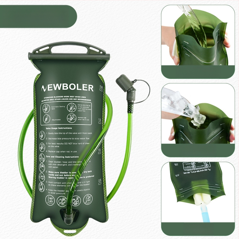 Välisportidele mõeldud joogiveekott kaasaskantav jalgrattasõit jooksmiseks murdmaasuusatamiseks suure avaga kokkupandav pehme veepudel mägironimiseks seljakott veekott