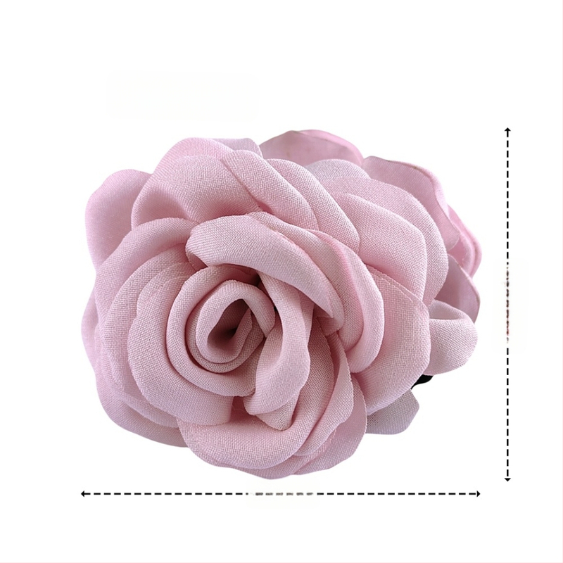 Roosist kangast lilleklamber Amazoni populaarne juukseaksessuaar hobusesaba juukseküünistega Mitmekülgne pallipeaga küünisklamber