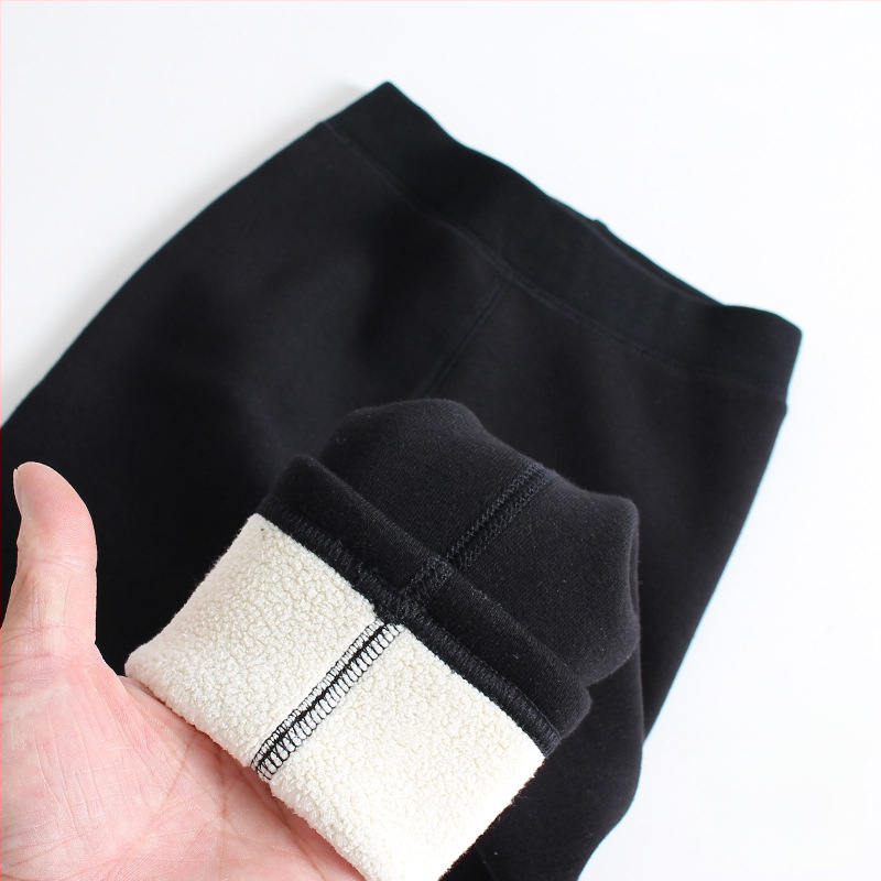 Κολάν για κορίτσια με επένδυση από φλις και χοντρό παντελόνι για φθινόπωρο και χειμώνα, παιδικό στενό παντελόνι για χειμερινά ρούχα, χωρίς κόκαλα, μονόχρωμο παντελόνι για εξωτερικές ενδυμασίες