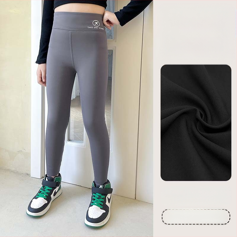 Sügis-talvine õhuke sametist laste haipüksid tüdrukute retuusid pealisriided kõrge elastsusega kitsa lõikega soojad ühes tükis sametist Barbie püksid kõrge vöökohaga