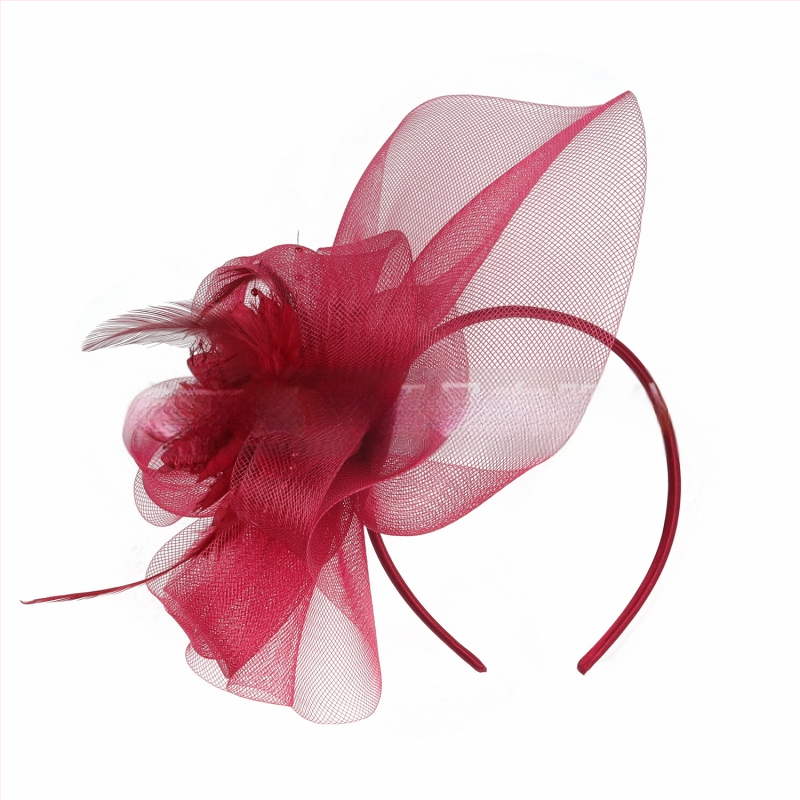 Europietiškos ir amerikietiškos šventinės vakarėlių tinklinės plunksnų galvos apdangalas, nuotakos, vestuvių nuotrauka, vintažiniai plaukų aksesuarai, plaukų segtukas, dvigubos paskirties galvos apdangalas, gėlė