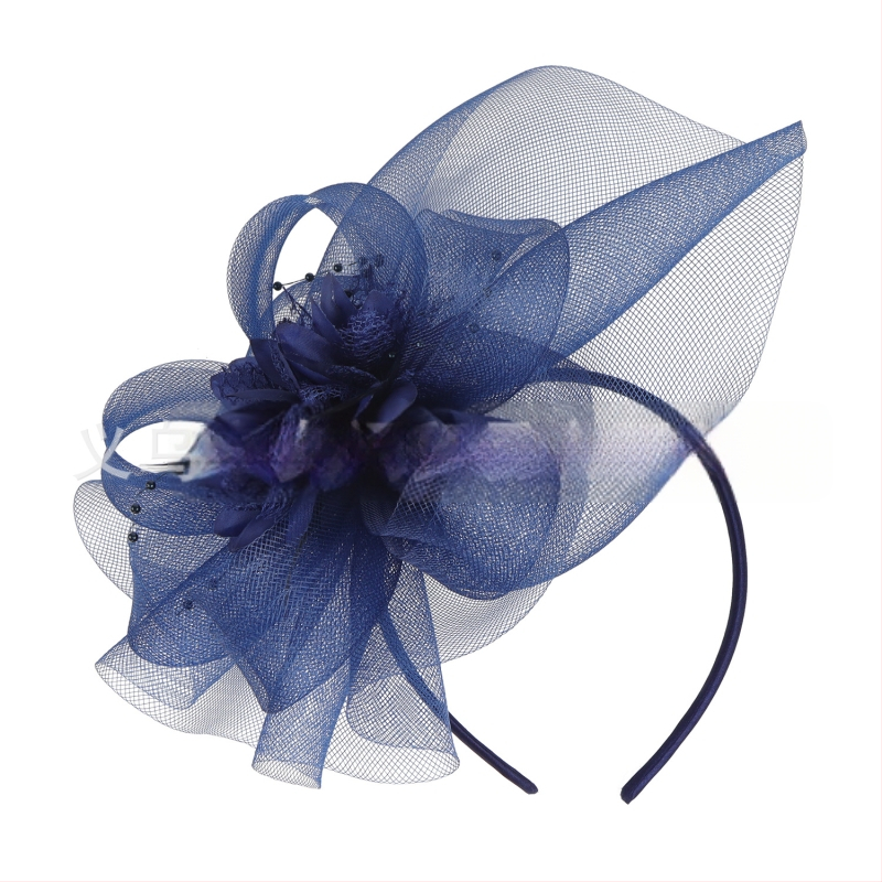 Europietiškos ir amerikietiškos šventinės vakarėlių tinklinės plunksnų galvos apdangalas, nuotakos, vestuvių nuotrauka, vintažiniai plaukų aksesuarai, plaukų segtukas, dvigubos paskirties galvos apdangalas, gėlė