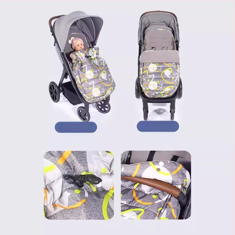 Navlake za stopala za kolica, zimske vjetrootporne prostirke za izlaske, pamučne podloge za dječja kolica za jesen i zimu, vreće za spavanje, navlake za stopala, zadebljane i tople