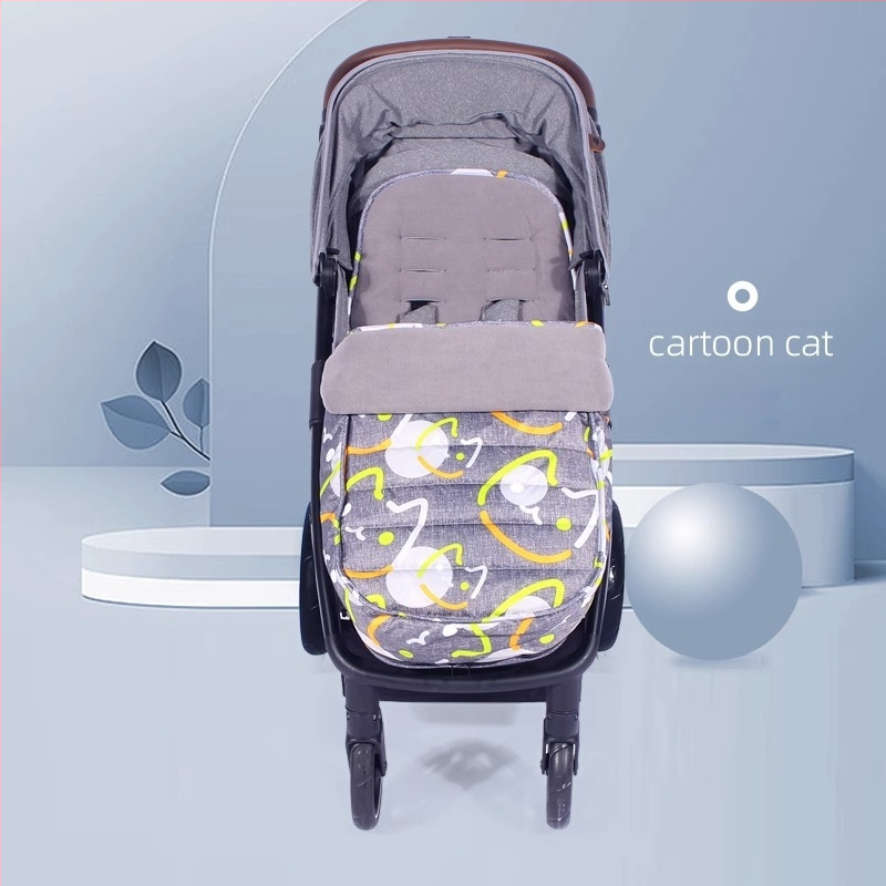 Navlake za stopala za kolica, zimske vjetrootporne prostirke za izlaske, pamučne podloge za dječja kolica za jesen i zimu, vreće za spavanje, navlake za stopala, zadebljane i tople