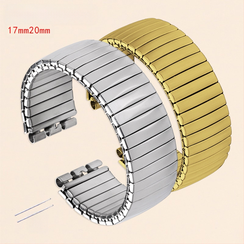 Трансгранична гореща разпродажба на еластична каишка от неръждаема стомана за Swatch, еластична каишка за часовник Swatch 17 мм 20 мм