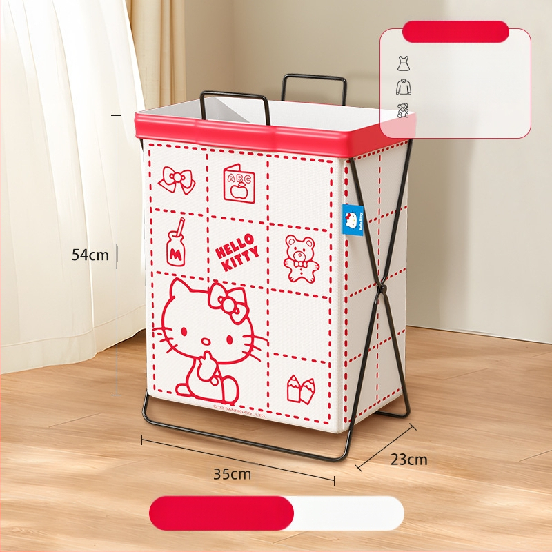 Autentisks Sanrio National bezmaksas piegāde Dažādi grozi Vannas istabas kopmītnes multfilmu uzglabāšanas grozs Netīro drēbju uzglabāšanas grozs Melody