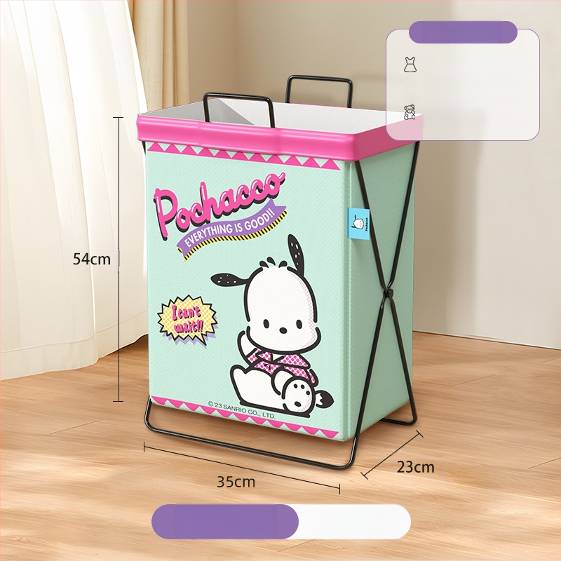 Autentisks Sanrio National bezmaksas piegāde Dažādi grozi Vannas istabas kopmītnes multfilmu uzglabāšanas grozs Netīro drēbju uzglabāšanas grozs Melody