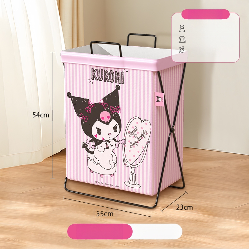 Autentisks Sanrio National bezmaksas piegāde Dažādi grozi Vannas istabas kopmītnes multfilmu uzglabāšanas grozs Netīro drēbju uzglabāšanas grozs Melody