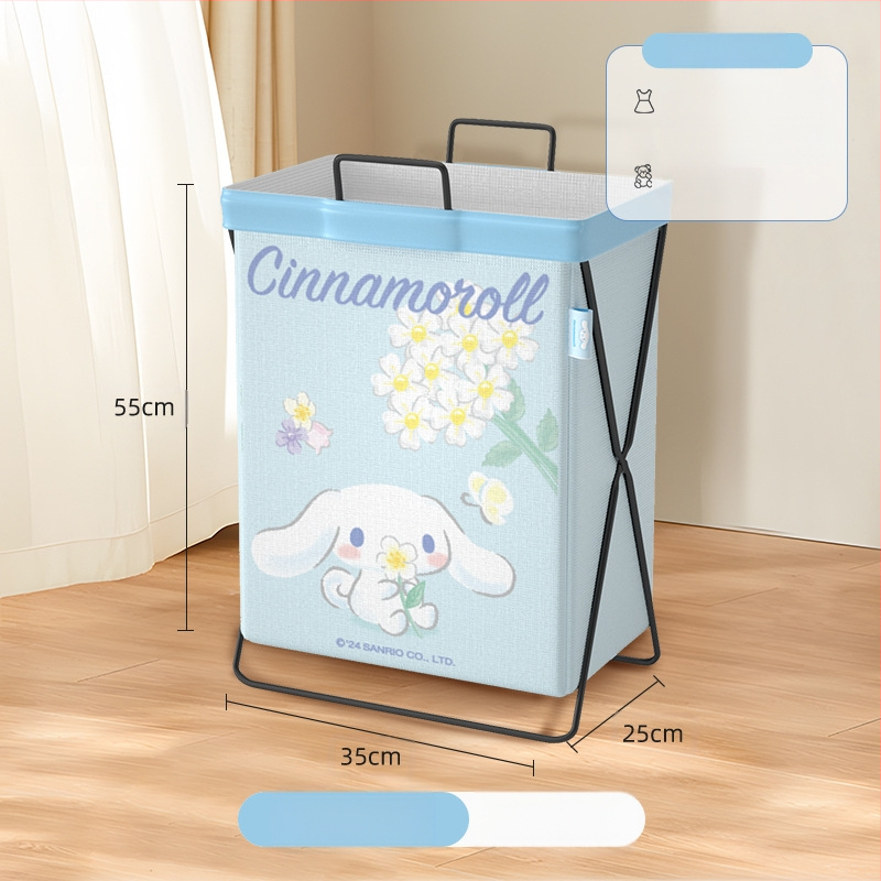 Autentisks Sanrio National bezmaksas piegāde Dažādi grozi Vannas istabas kopmītnes multfilmu uzglabāšanas grozs Netīro drēbju uzglabāšanas grozs Melody