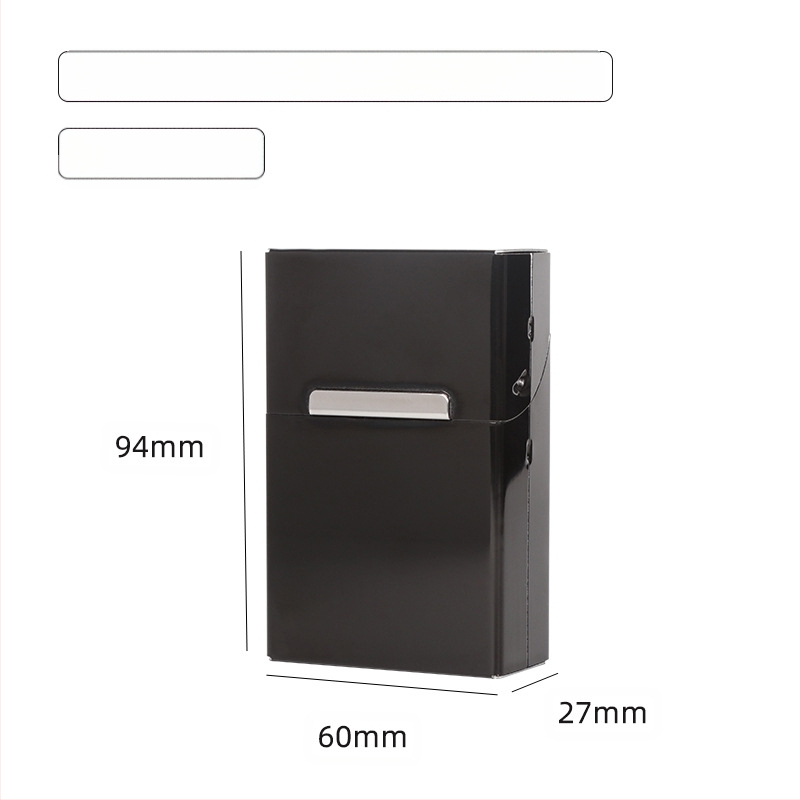 Uus alumiiniumisulamist magnetilise pandlaga klapp, rõhukindel, veekindel, tilgakindel, meeste suure mahutavusega, kvaliteetsest sigaretiümbrisest, üliõhuke, mitmevärviline, otsemüük