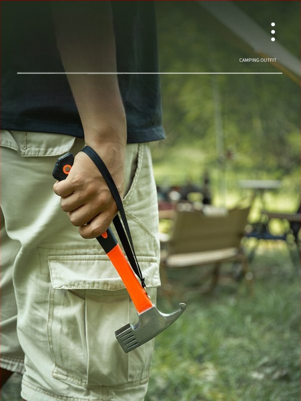 Lauko stovyklavimo kaiščių plaktukas daugiafunkcis nagų plaktukas palapinės baldakimo plaktukas plaktukas stovyklavimo įranga guma